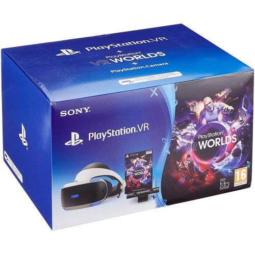 소니 Sony PS4 - PlayStation VR Brille V2 + VR Worlds (VR-Brille I Virtual Reality)