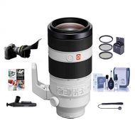 Sony FE 100-400mm f/4.5-5.6 GM OSS E-Mount Lens - Bundle with 77mm Filter Kit, Flex Lens Shade, Cleaning Kit, Capleash II, Lenspen Lens Cleaner, Software Package