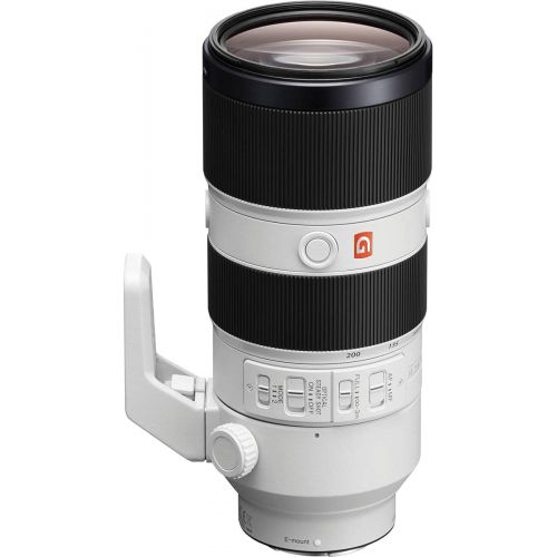 소니 Sony FE 70-200mm f/2.8 GM (G Master) OSS E-Mount Lens - Bundle with 77mm Filter Kit, Flex Lens Shade, Cleaning Kit, Lens Wrap, Lenspen Lens Cleaner, Capleash, PC Software Package