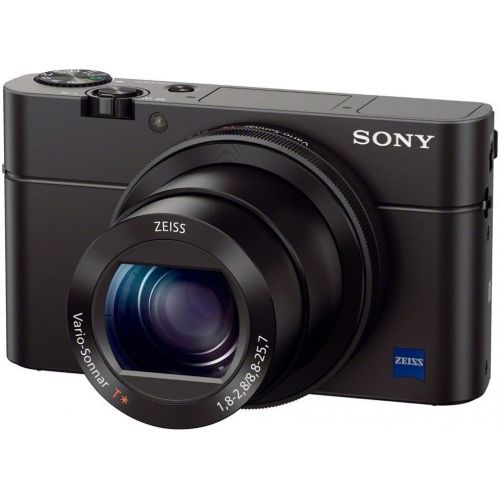 소니 Sony Cyber-Shot DSC-RX100 III 20.2 MP Digital Camera - Black + 64GB SDXC Memory Dual Battery Kit + Accessory Bundle