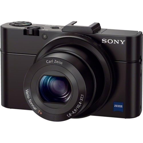 소니 Sony Cyber-Shot DSC-RX100 III 20.2 MP Digital Camera - Black + 64GB SDXC Memory Dual Battery Kit + Accessory Bundle