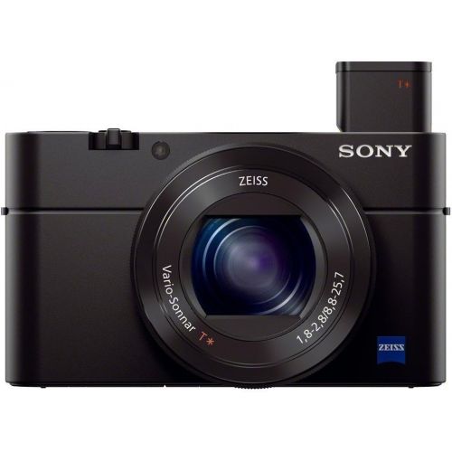 소니 Sony Cyber-Shot DSC-RX100 III 20.2 MP Digital Camera - Black + 64GB SDXC Memory Dual Battery Kit + Accessory Bundle