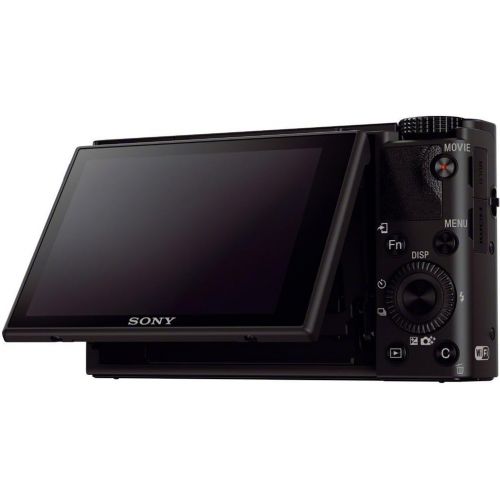 소니 Sony Cyber-Shot DSC-RX100 III 20.2 MP Digital Camera - Black + 64GB SDXC Memory Dual Battery Kit + Accessory Bundle