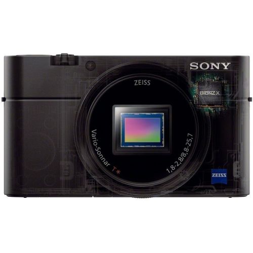 소니 Sony Cyber-Shot DSC-RX100 III 20.2 MP Digital Camera - Black + 64GB SDXC Memory Dual Battery Kit + Accessory Bundle