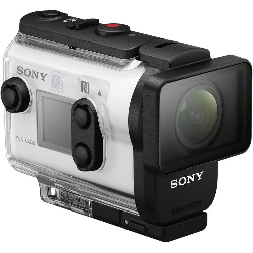 소니 Sony FDRX3000/W Underwater Camcorder 4K, White