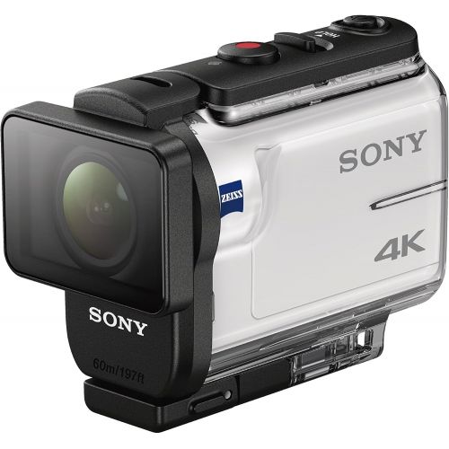 소니 Sony FDRX3000/W Underwater Camcorder 4K, White