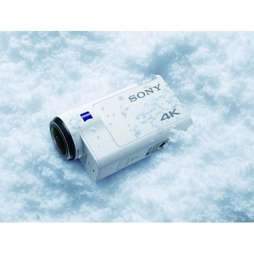 소니 Sony FDRX3000/W Underwater Camcorder 4K, White