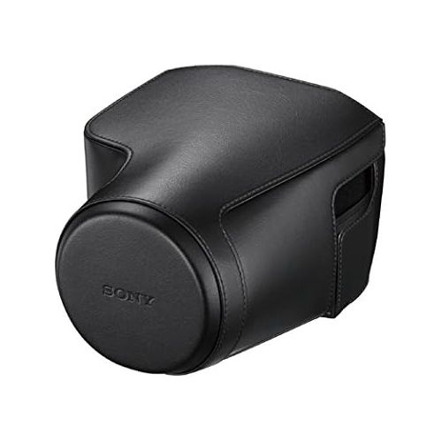 소니 Sony Leather Jacket Case, Black (DSCRX10M3)