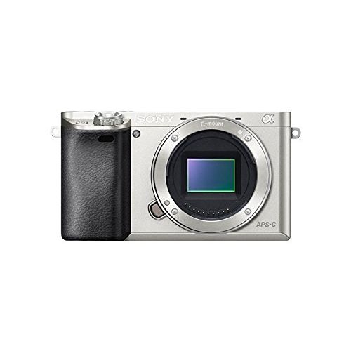 소니 Sony Alpha a6000 Mirrorless Digital Camera 24.3MP SLR Camera with 3.0-Inch LCD - Body Only (Silver)