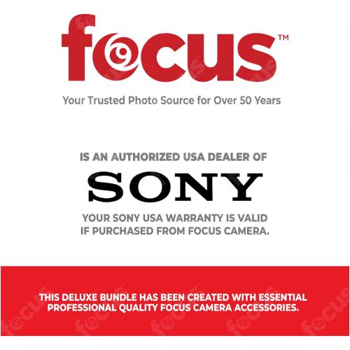 소니 Sony FDR-AX43 4K UHD Handycam Camcorder Content Creator Bundle (6 Items)