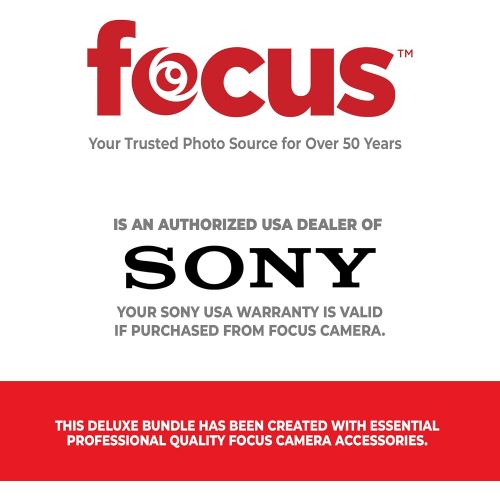 소니 Sony a7 III Full Frame Mirrorless Camera with 28-70mm, FE 50mm f/1.8 Lens, 64GB Card, and Accessory Bundle (9 Items)