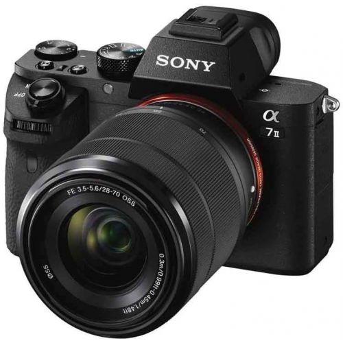 소니 Sony Alpha a7II Digital Camera with FE 28-70mm f/3.5-5.6 OSS Lens - Bundle with Camera Case, 32GB Class 10 SDHC Card, Filter Kit (UV/CPL/ND2), Clean Kit, SD Card Reader, Card Walle