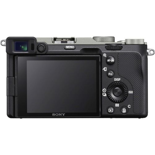 소니 Sony a7C Mirrorless Full Frame Camera Body with FE 200-600mm F5.6-6.3 G OSS Super Telephoto Zoom Lens SEL200600G Silver ILCE7C/S Bundle w/Deco Gear Photography Backpack Case Softwa