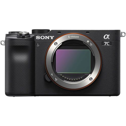 소니 Sony a7C Mirrorless Full Frame Camera 2 Lens Kit Body with 28-60mm F4-5.6 + 50mm F1.8 SEL50F18 Black ILCE7CL/B Bundle with Deco Gear Photography Backpack Case, Software and Accesso