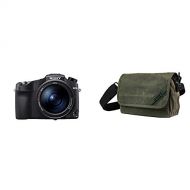 Visit the Sony Store Sony CyberShot RX10 IV with 0.03 Second Auto-Focus & 25x Optical Zoom (DSC-RX10M4) With Domke Heritage Shoulder Bag Camera Case, Green (700-52M)