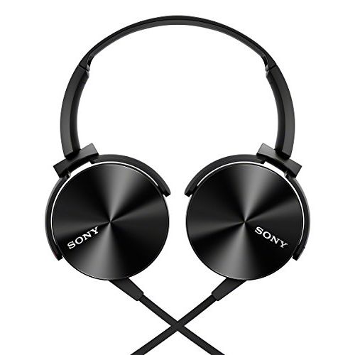 소니 Sony MDRXB450AP Extra Bass Smartphone Headset (Black)