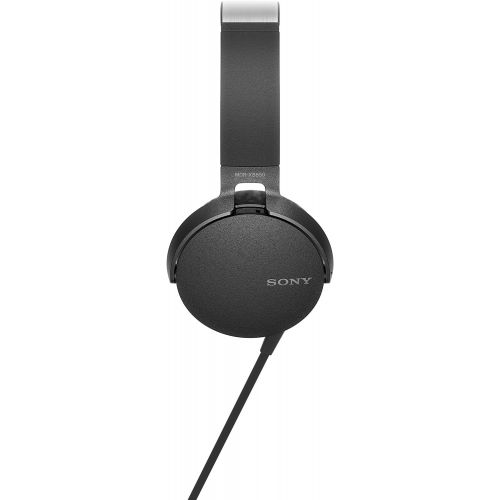 소니 Sony XB550AP Extra Bass On-Ear Headset/Headphones with mic for phone call, Black