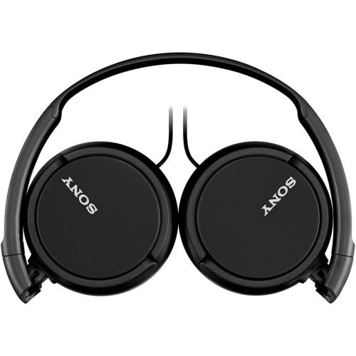 소니 Sony MDRZX110AP ZX Series Extra Bass Smartphone Headset with Mic (Black)