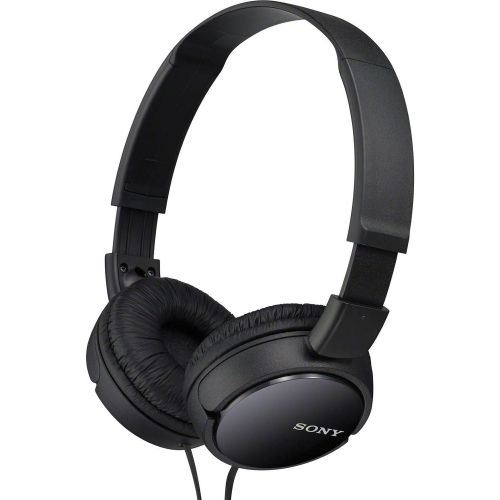 소니 Sony MDRZX110AP ZX Series Extra Bass Smartphone Headset with Mic (Black)