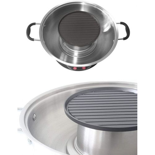 소니 [아마존베스트]Sonya Electric Shabu Shabu Hotpot with BBQ Grill SYHS-4L, Bonus 2 Strainer Ladles