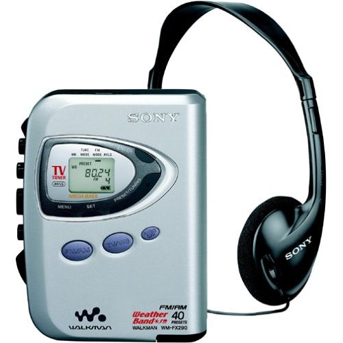 소니 [아마존베스트]Sony WM-FX290 Stereo Cassette Player with FM/AM/TV/Weather Tuning