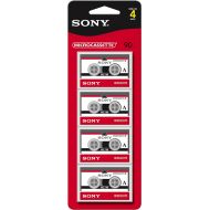 [아마존베스트]Sony MC-90 90-Minute Microcassette Tapes, 4-Pack (Discontinued by Manufacturer)