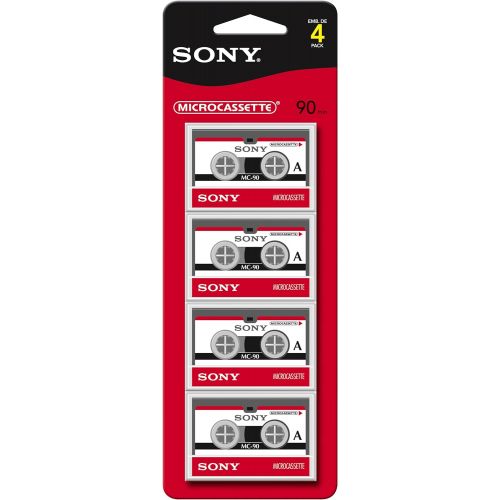 소니 [아마존베스트]Sony MC-90 90-Minute Microcassette Tapes, 4-Pack (Discontinued by Manufacturer)