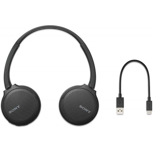 소니 [아마존베스트]Sony Wireless Headphones WH-CH510: Wireless Bluetooth On-Ear Headset with Mic for Phone-Call, Black