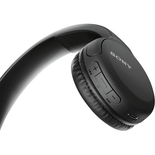 소니 [아마존베스트]Sony Wireless Headphones WH-CH510: Wireless Bluetooth On-Ear Headset with Mic for Phone-Call, Black