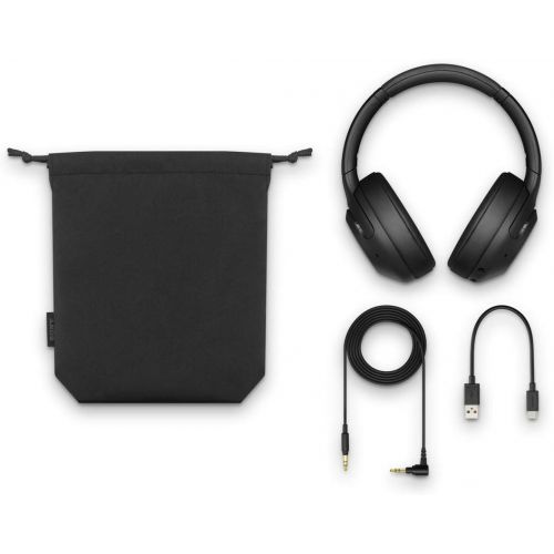 소니 [아마존베스트]Sony WHXB900N Noise Cancelling Headphones, Wireless Bluetooth Over the Ear Headset with Mic for Phone-Call and Alexa Voice Control- Black (WH-XB900N/B)