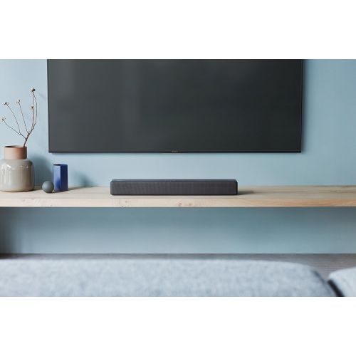 소니 [아마존베스트]Sony S200F 2.1ch Soundbar with built-in Subwoofer and Bluetooth Home Theater Audio for TV, (HT200F), easy setup, compact, home office use with clear sound black