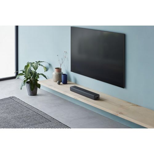 소니 [아마존베스트]Sony S200F 2.1ch Soundbar with built-in Subwoofer and Bluetooth Home Theater Audio for TV, (HT200F), easy setup, compact, home office use with clear sound black