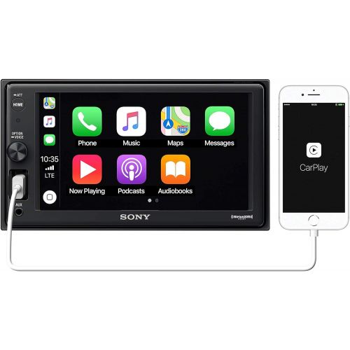 소니 [아마존베스트]Sony XAVAX1000 6.2 (15.7 cm) Apple CarPlay Media Receiver with BLUETOOTH