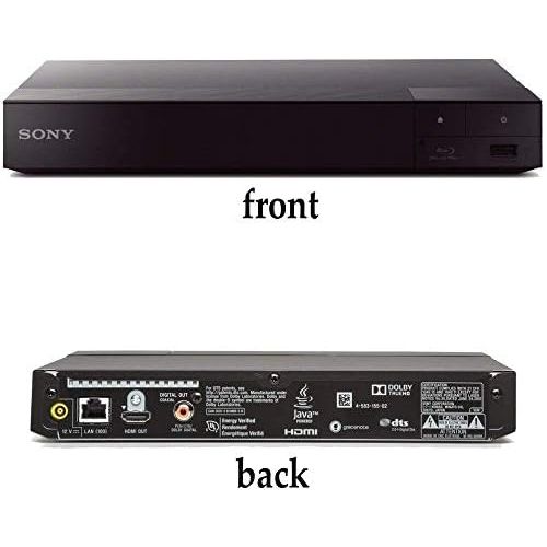 소니 [아마존베스트]Sony BDP-S3700 Blu-Ray Disc Player with Built-in Wi-Fi + Remote Control + High-Speed HDMI Cable W/Ethernet - Netflix, YouTube, , Pandora, , Playstation Now, Crackle