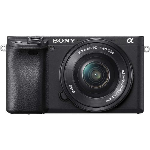 소니 [아마존베스트]Sony Alpha a6400 Mirrorless Camera: Compact APS-C Interchangeable Lens Digital Camera with Real-Time Eye Auto Focus, 4K Video, Flip Screen & 16-50mm Lens - E Mount Compatible Camer