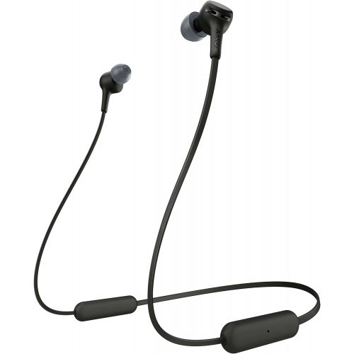 소니 Sony WI-XB400 Wireless In-Ear Extra Bass Headset/Headphones with mic for phone call, Black