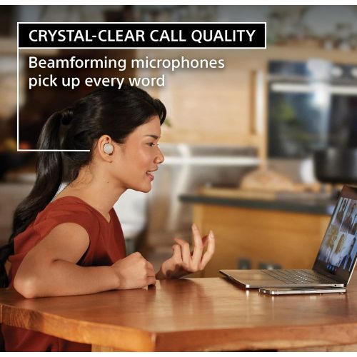 소니 Sony WF-1000XM4 Industry Leading Noise Canceling Truly Wireless Earbud Headphones with Alexa Built-in, Black