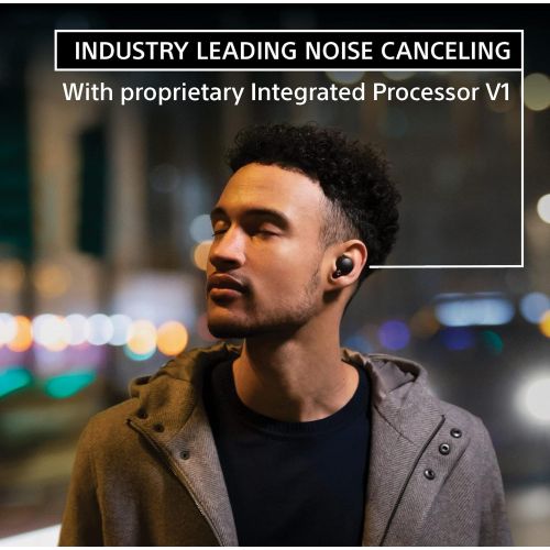 소니 Sony WF-1000XM4 Industry Leading Noise Canceling Truly Wireless Earbud Headphones with Alexa Built-in, Black