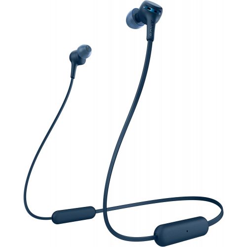 소니 Sony WI-XB400 Wireless in-Ear Extra Bass Headset/Headphones with mic for Phone Call, Blue (WIXB400/L)