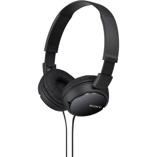 소니 Sony ZX Series Wired On-Ear Headphones, Black MDR-ZX110