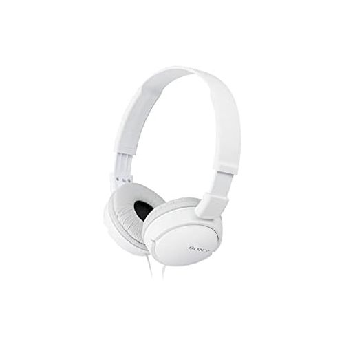 소니 Sony ZX Series Wired On-Ear Headphones, White MDR-ZX110