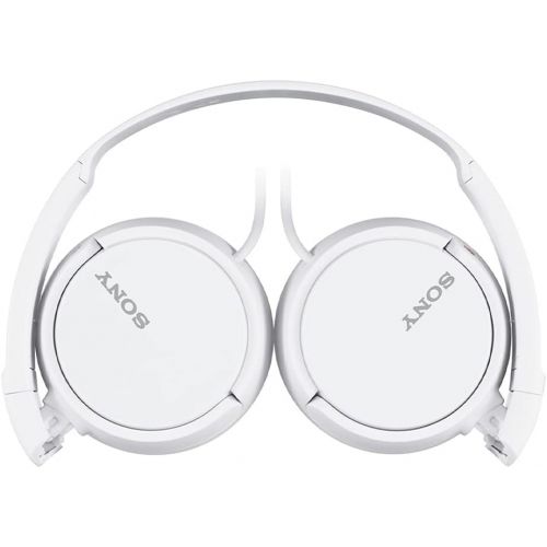 소니 Sony ZX Series Wired On-Ear Headphones, White MDR-ZX110