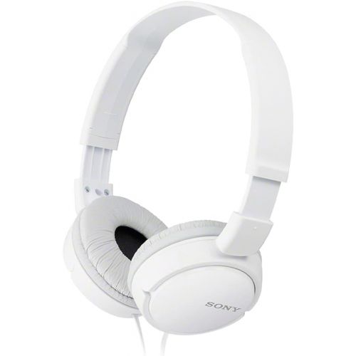 소니 Sony ZX Series Wired On-Ear Headphones, White MDR-ZX110