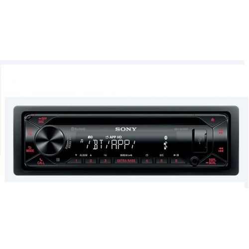 소니 Sony MEX-N4300BT Built-in Dual Bluetooth Voice Command CD/MP3 AM/FM Radio Front USB AUX Pandora Spotify iHeartRadio iPod / iPhone Siri and Android Controls Car Stereo Receiver