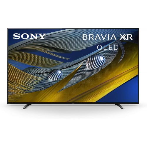 소니 Sony A80J 55 Inch TV: BRAVIA XR OLED 4K Ultra HD Smart Google TV with Dolby Vision HDR and Alexa Compatibility XR55A80J- 2021 Model