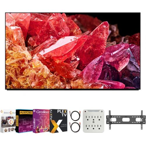 소니 Sony XR85X95K 85 BRAVIA XR X95K 4K HDR Mini LED TV with Smart Google TV 2022 Bundle with Premiere Movies Streaming 2020 + 37-100 Inch TV Wall Mount + 6-Outlet Surge Adapter + 2X 6F