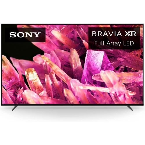 소니 Sony XR65X90K Bravia XR 65 X90K 4K HDR Full Array LED Smart TV (2022 Model) Bundle with Premiere Movies Streaming 2020 + 37-100 Inch TV Wall Mount + 6-Outlet Surge Adapter + 2X 6FT