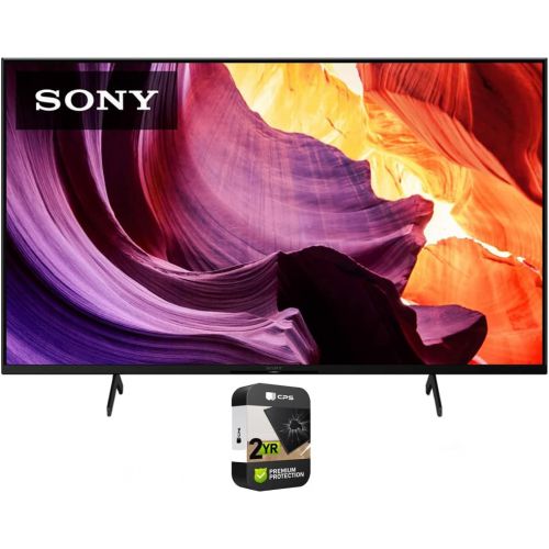 소니 Sony KD-85X80K 85 inch X80K 4K Ultra HD LED Smart TV 2022 Model Bundle with Premium 2 YR CPS Enhanced Protection Pack