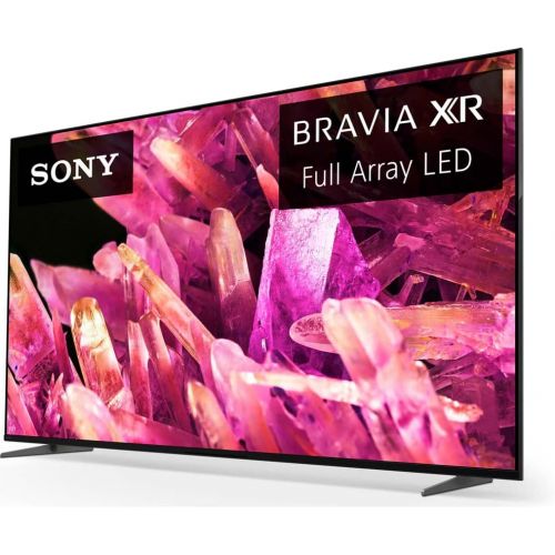 소니 Sony XR65X90K Bravia XR 65 inch X90K 4K HDR Full Array LED Smart TV 2022 Model Bundle with TaskRabbit Installation Services + Deco Wall Mount + HDMI Cables + Surge Adapter