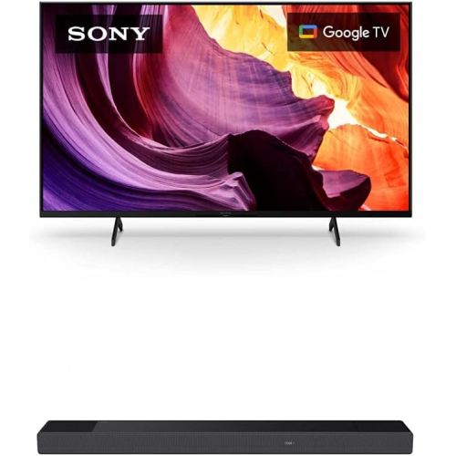 소니 Sony 50 Inch 4K Ultra HD TV X80K Series: LED Smart Google TV with Dolby Vision HDR KD50X80K- 2022 Model&Sony HT-A7000 7.1.2ch 500W Dolby Atmos Sound Bar Surround Sound Home Theater